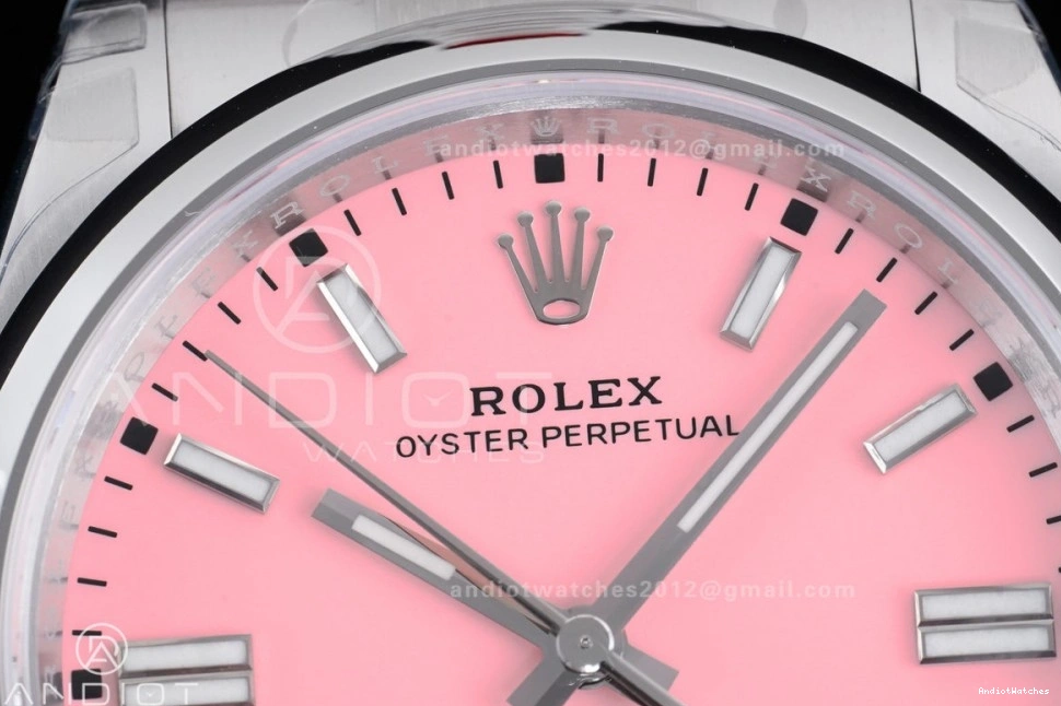 Flexible Dial Steel Pink 972 Oyster 126000 1:1 Edition 904L Best DD3230 VSF 36mm Perpetual V 0518